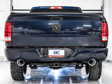 Load image into Gallery viewer, AWE Tuning 09-18 RAM 1500 5.7L (w/Cutouts) 0FG Dual Rear Exit Cat-Back Exhaust - Chrome Silver Tips - DTX Performance