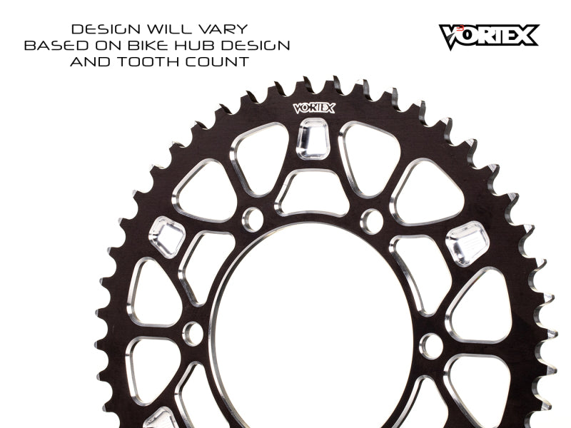 Vortex Racing V4 44 Tooth 530 Rear Sprocket - Black