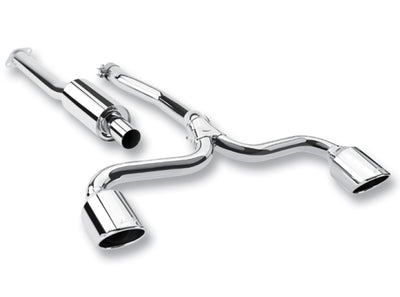 Borla 08-14 Mitsubishi EVO X Catback Exhaust for high performance upgrades at veteran owned DTX Performance Shop.