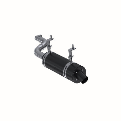MBRP 98-04 Honda TRX 450FE/ES Foreman Slip-On Exhaust in black; performance upgrades by DTX Performance, veteran-owned shop.