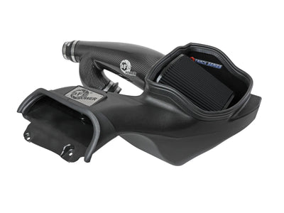 aFe 21-24 Ford F150 Raptor Track Series Carbon Fiber Cold Air Intake System w/ Black Pro 5R Filter, performance car parts