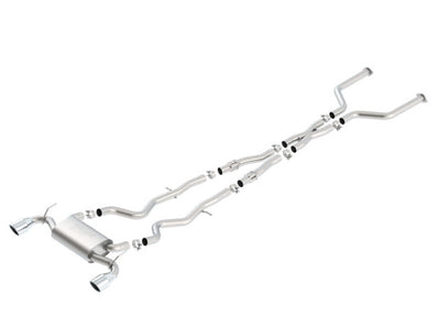 Borla 2017 Infiniti Q60S 3.0T V6 S Type Catback Exhaust, performance upgrades, high performance auto parts from DTX Performance