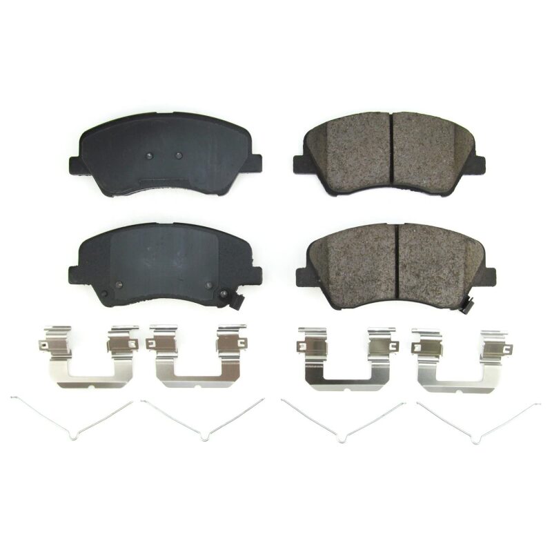 Power Stop 18-21 Hyundai Accent Front Z17 Evo Ceramic Brake Pads w/Hardware - DTX Performance