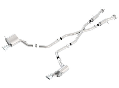Borla 2015 Jeep Grand Cherokee SRT8 ATAK Dual Round Rolled Exit Catback Exhaust, performance car parts by DTX Performance