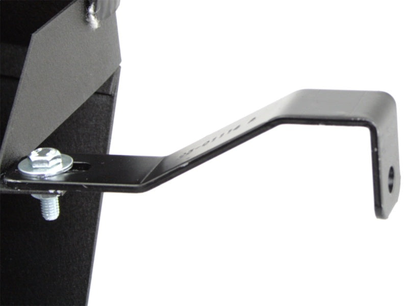 Powder-coated steel bracket for aFe MagnumFORCE Intakes Stage-2 P5R AIS P5R Dodge Diesel Trucks 03-09 L6-5.9/6.7L (td)
