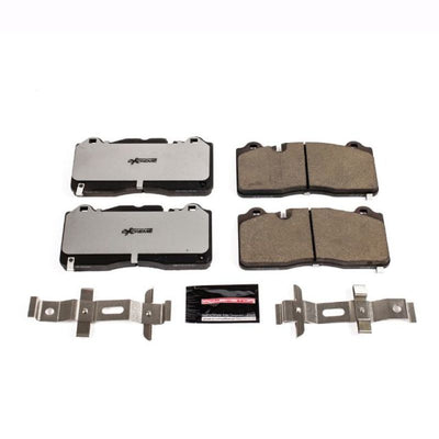 Power Stop 16-19 Cadillac CTS Front Z26 Extreme Street Brake Pads with hardware, high performance car parts for tuning upgrades