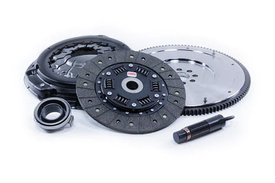 Competition Clutch 16+ Honda Civic 1.5T Stage 2 Organic Steel Flywheel w/ 22lbs displayed with performance car parts