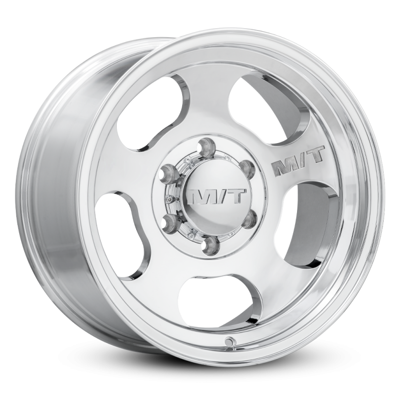 Mickey Thompson Canyon Polished Wheel - 16X10 8X6.5 BP 4.52in BS -25 Offset 125.2mm Bore, performance parts