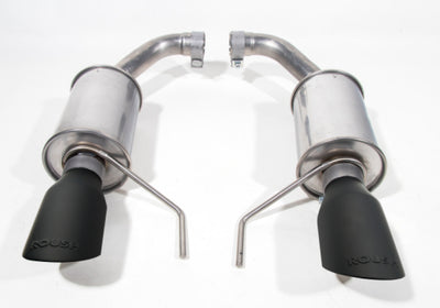 Roush 15-26 Mustang V6 / EcoBoost Black Tip Axle Back Exhaust