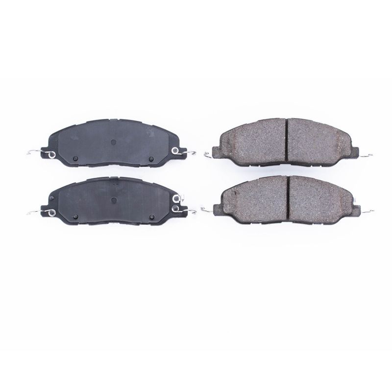 Power Stop 11-14 Ford Mustang Front Z16 Evolution Ceramic Brake Pads - DTX Performance