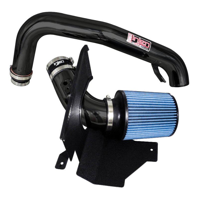 Injen 13-14 Ford Focus ST 2.0L (t) 4cyl Black Short Ram Intake w/MR Tech & Heat Shield - DTX Performance