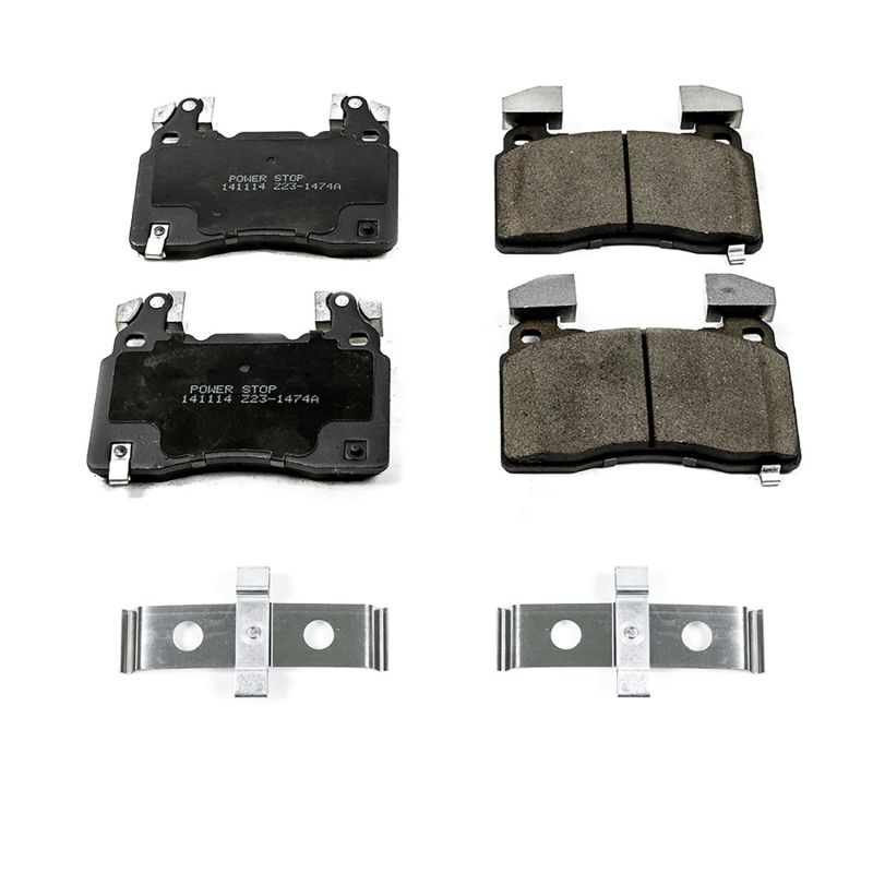 Power Stop 15-19 Cadillac CTS Front Z17 Evolution Ceramic Brake Pads w/Hardware - DTX Performance