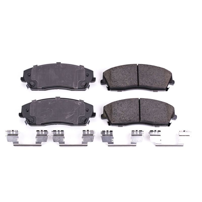 Power Stop 05-22 Chrysler 300 Front Z17 Evo Ceramic Brake Pad w/Hardware - DTX Performance