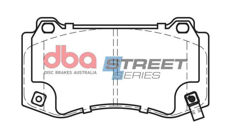 DBA 05-23 Chrysler 300 C SRT8 Front Street Series Brake Pads, high performance brakes, veteran owned shop, high performance auto parts