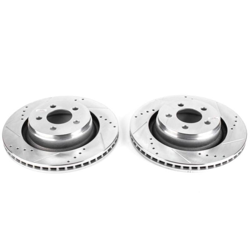 Power Stop 09-11 Dodge Nitro Front Evolution Drilled & Slotted Rotors - Pair - DTX Performance