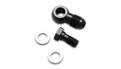 Vibrant -4AN Male Banjo Fitting 10mm x 1.25 Metric Aluminum + 2 Washers from DTX Performance