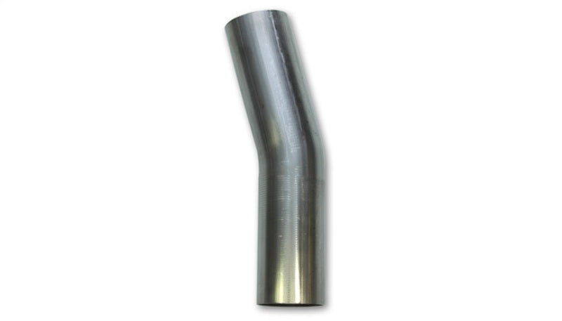 Vibrant 2.5in O.D. T304 SS 15 deg Mandrel Bend, ideal for performance car parts and tuning upgrades by DTX Performance.