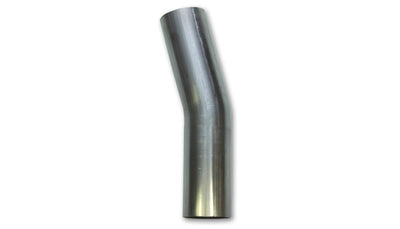 Vibrant 3in O.D. T304 SS 15 deg Mandrel Bend 5in x 5in leg lengths for performance car parts by DTX Performance.