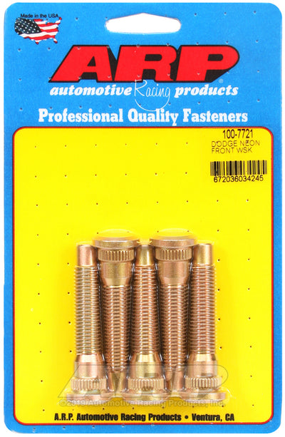 ARP Dodge Neon Front Wheel Stud Kit for performance upgrades by DTX Performance, ideal for high performance auto parts and tuning upgrades.