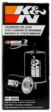 Load image into Gallery viewer, K&amp;N Cellulose Media Fuel Filter 2.125in OD x 5.438in L for high-performance car parts from DTX Performance veteran owned performance shop