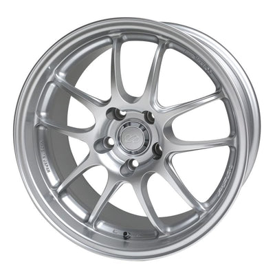 Enkei PF01 17x8 5x114.3 50mm offset Silver Wheel 05-10 Subaru STI for performance car parts by DTX Performance, high performance upgrades.