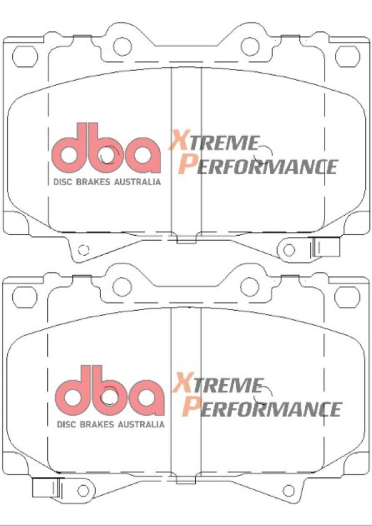 DBA 00-07 Toyota Land Cruiser XP650 Front Brake Pads - DTX Performance