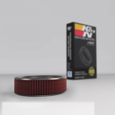 K&N Replacement Drop In Air Filter - 14in OD / 12in ID / 4in H w/ Wire, performance car parts, DTX Performance