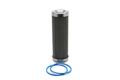 Fuelab 6 Micron Micro-Fiberglass Replacement Element - 5in w/2 O-Rings & Instructions, performance car parts by DTX Performance