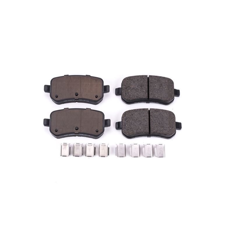 Power Stop 04-07 Ford Freestar Rear Z17 Evolution Ceramic Brake Pads w/Hardware - DTX Performance