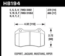 Load image into Gallery viewer, Hawk 2005-2005 Volvo S40 I HPS 5.0 Rear Brake Pads - DTX Performance