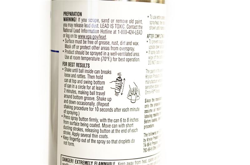 GrimmSpeed Clear Coat Paint (Aerosol) can with usage instructions; perfect for performance car tuning and upgrades, from DTX Performance.