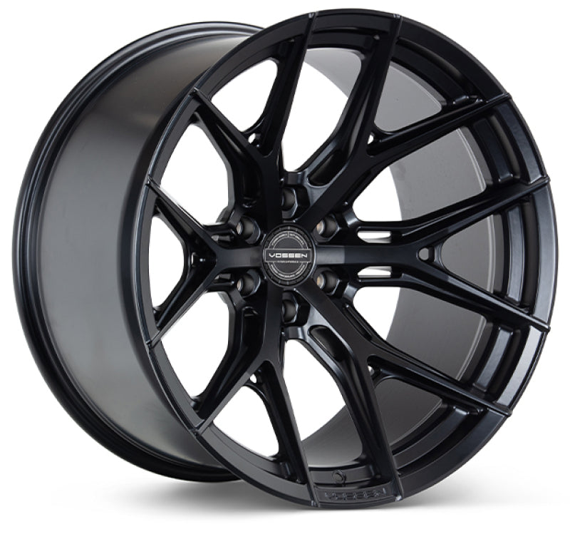 Vossen HF6-4 18x9 / 6x139.7 / ET0 / Super Deep / 106.1 CB - Satin Black Wheel for performance upgrades.