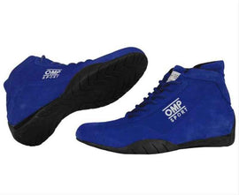 OMP Os 50 Shoes - Size 8.5 (Blue), performance upgrades, racing gear, high performance auto parts, aftermarket performance parts, DTX Performance.