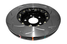 Load image into Gallery viewer, DBA 08+ EVO X Front Slotted 5000 Series 2 Piece Rotor Assembled w/ Black Hat - DTX Performance