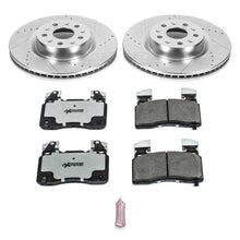 Load image into Gallery viewer, Power Stop 16-18 Cadillac CT6 Front Z26 Street Warrior Brake Kit high performance brakes DTX Performance parts for tuning upgrades