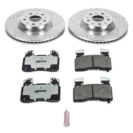 Power Stop 16-18 Cadillac CT6 Front Z26 Street Warrior Brake Kit high performance brakes DTX Performance parts for tuning upgrades