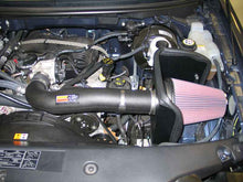 Load image into Gallery viewer, K&amp;N 06 Ford F150 V6-4.2L Performance Intake Kit installed in engine bay, veteran owned performance shop, performance car parts