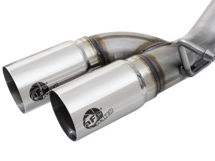 aFe MACH Force-XP 3in 409 SS Cat-Back Exhaust w/ Polished Tip 17-19 GM Colorado/Canyon V6-3.6L - DTX Performance