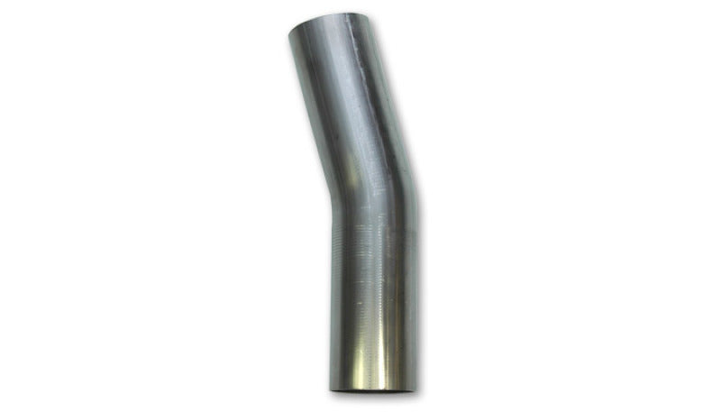 Vibrant 2.5in O.D. T304 SS 15 deg Mandrel Bend for performance upgrades at DTX Performance, boosting exhaust systems and engine parts