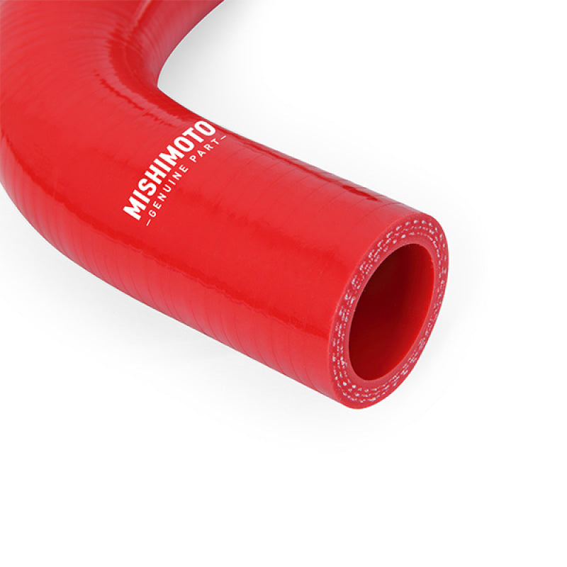 Mishimoto 05-07 Ford F-250/F-350 6.0L Powerstroke Lower Overflow Red Silicone Hose Kit - high performance auto parts.