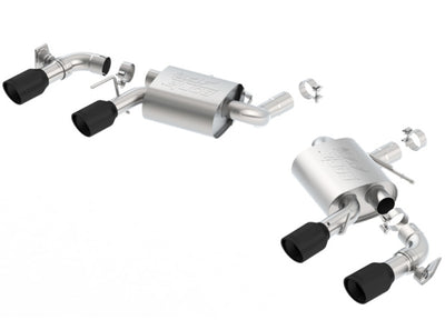 Borla 2016 Chevy Camaro V8 SS AT/MT ATAK Rear Section Exhaust w/ Dual Mode Valves Ceramic Black for performance car tuning