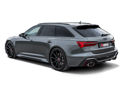 Akrapovic 2023 Audi RS6 Avant (C8) Evolution Line Cat Back (Titanium) (Req Link Pipe Set) - performance car parts, DTX Performance.