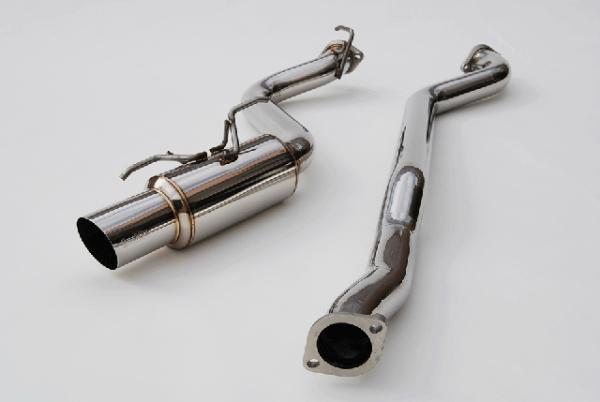 Invidia 08+ WRX Hatch RACING Stainless Steel Tip Cat-back Exhaust, high performance auto parts, performance car tuning