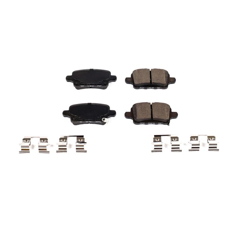 Power Stop 2019 Buick LaCrosse Rear Z17 Evolution Ceramic Brake Pads w/Hardware - DTX Performance