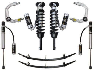 ICON 05-15 Toyota Tacoma 0-3.5in/2016+ Toyota Tacoma 0-2.75in Stg 4 Suspension System w/Billet Uca performance car parts