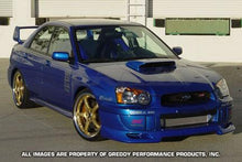 Load image into Gallery viewer, GReddy 04+ WRX &amp; STi Fiberglass Front Lip Spoiler, Subaru Impreza with performance upgrades by DTX Performance, veteran owned shop