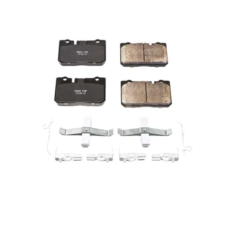 Power Stop 95-00 Lexus LS400 Front Z17 Evolution Ceramic Brake Pads w/Hardware - DTX Performance