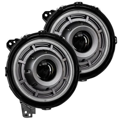 Oracle Jeep Wrangler JL Oculus Bi-LED Projector Headlights- Graphite Metallic - 5500K, performance car parts, DTX Performance