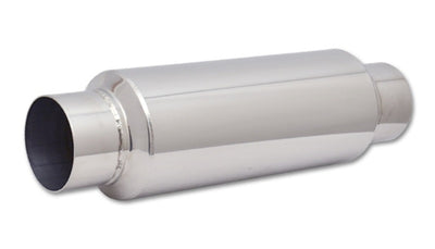 Vibrant SS Resonator 3.5in inlet/outlet car part