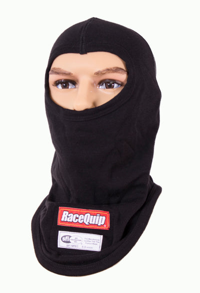 RaceQuip Black SFI 3.3 Fr Single Layer Hood by DTX Performance, high performance auto parts, veteran owned performance shop